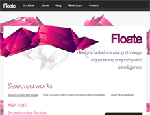 Tablet Screenshot of floate.com.au